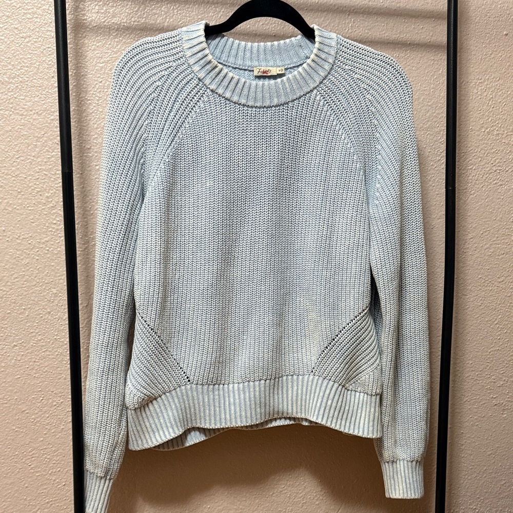 Faherty 100% Organic Cotton Sky Crew Neck Sweater